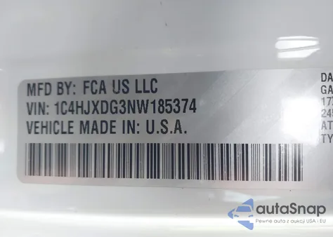 2022 Jeep Wrangler Unlimited Sport S 4X4 from USA, damaged, VIN 1C4HJXDG3NW185374